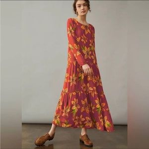 Anthropologie Lily Maxi Dress